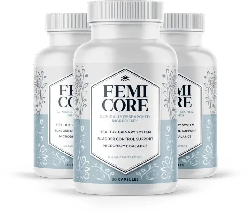 Femicore three-bottle bladder support package