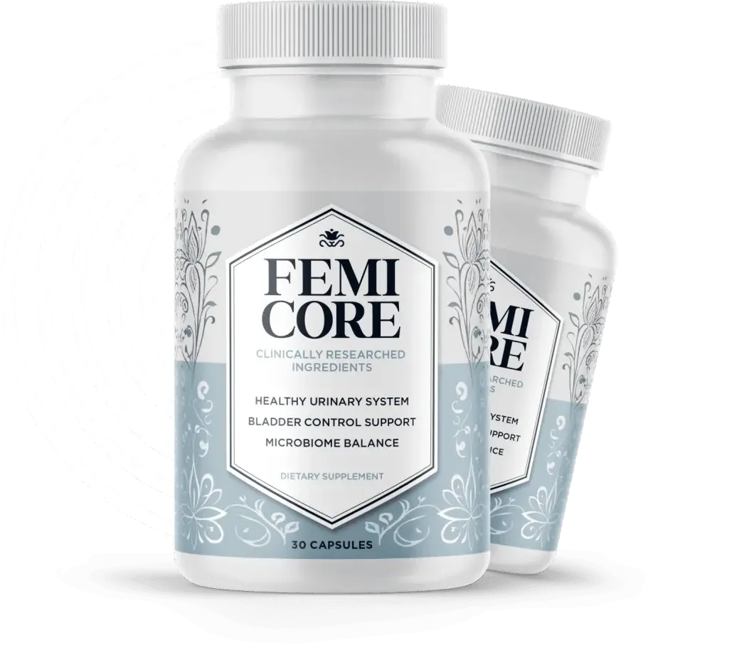 Femicore bladder support supplement bottle